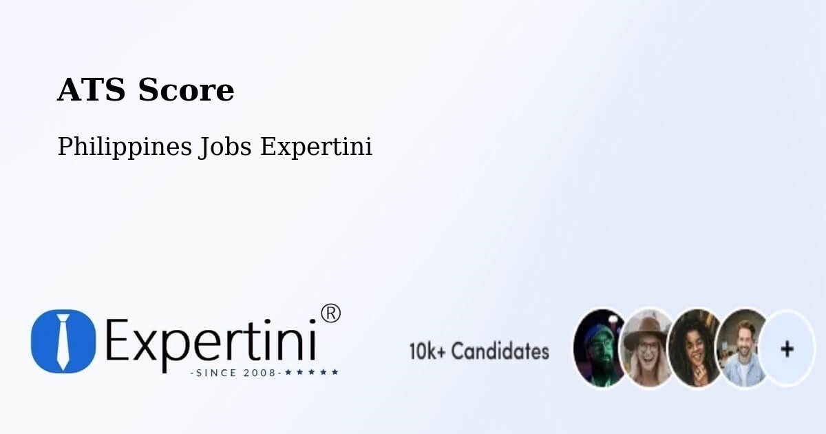 Resume ATS Score & Job Description Match Tool – España - Philippines Jobs Expertini